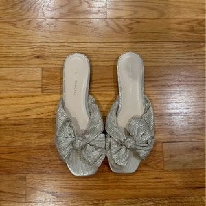 Loeffler Randall Daphne Slides in Platinum